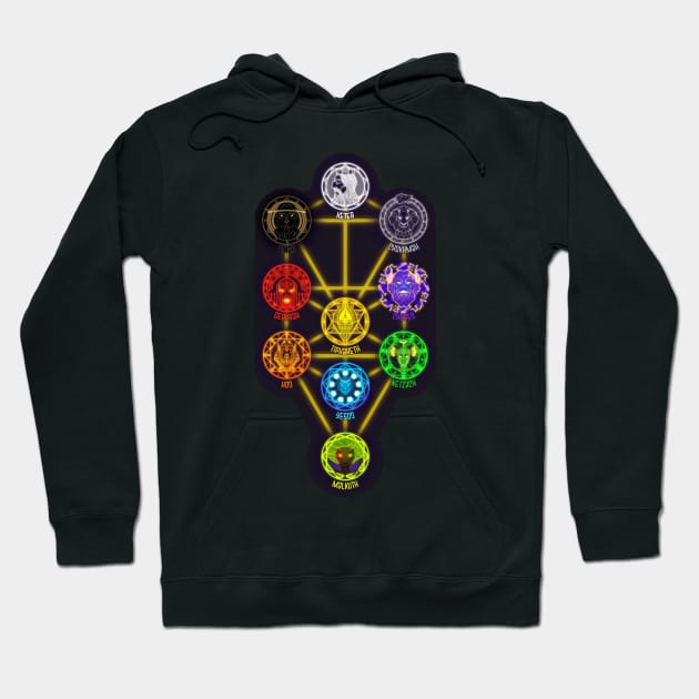 The Tree of Life Hoodie by Nightgrowler